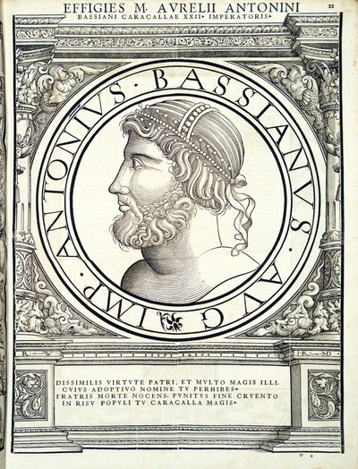 Caracalla (Antonius Bassianus), illustrazione da 